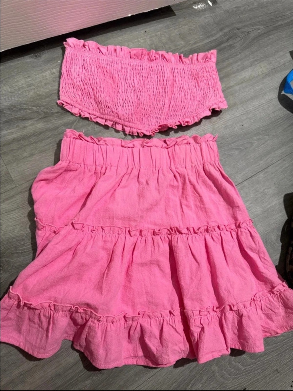Pink two piece set
